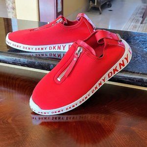 DKNY tennis shoes.